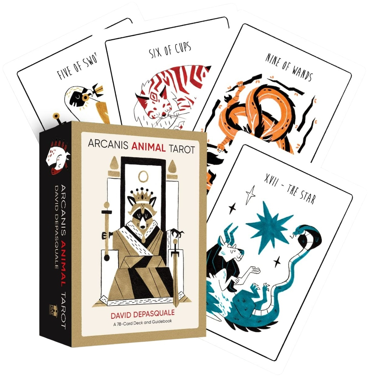Arcanis Animal Tarot: A 78-Card Deck and Guidebook