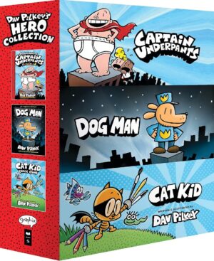 Dav Pilkey's Hero Collection: 3-Book Boxed Set (Captain Underpants, Vol. 1, Dog Man, Vol. 1, Cat Kid Comic Club, Vol. 1)