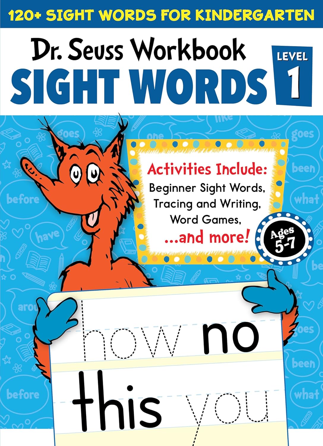 Dr. Seuss Workbook: Sight Words, Level 1