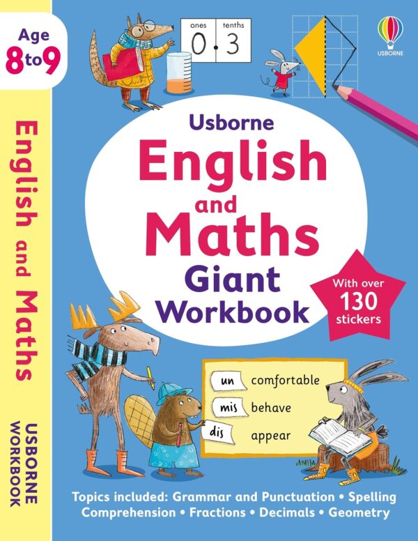 English and Maths Giant Workbook (Usborne)