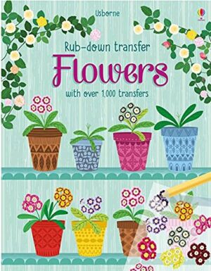 Flowers (Rub-down transfer Book)
