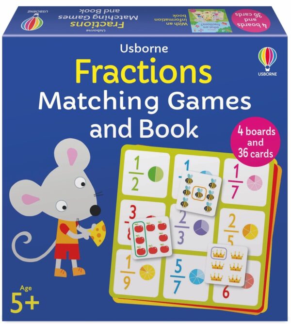 Fractions: Matching Games and Book