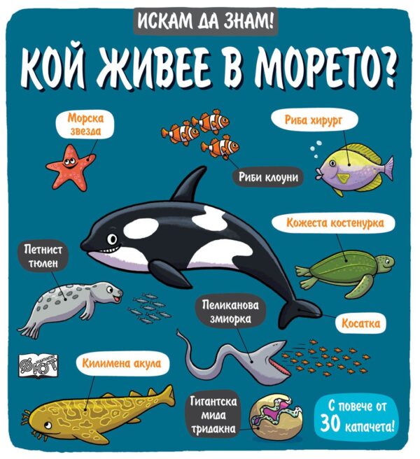 Искам да знам!: Кой живее в морето?