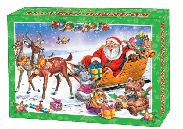 Коледен подарък за послушни деца – 3 до 6 години (зелен)