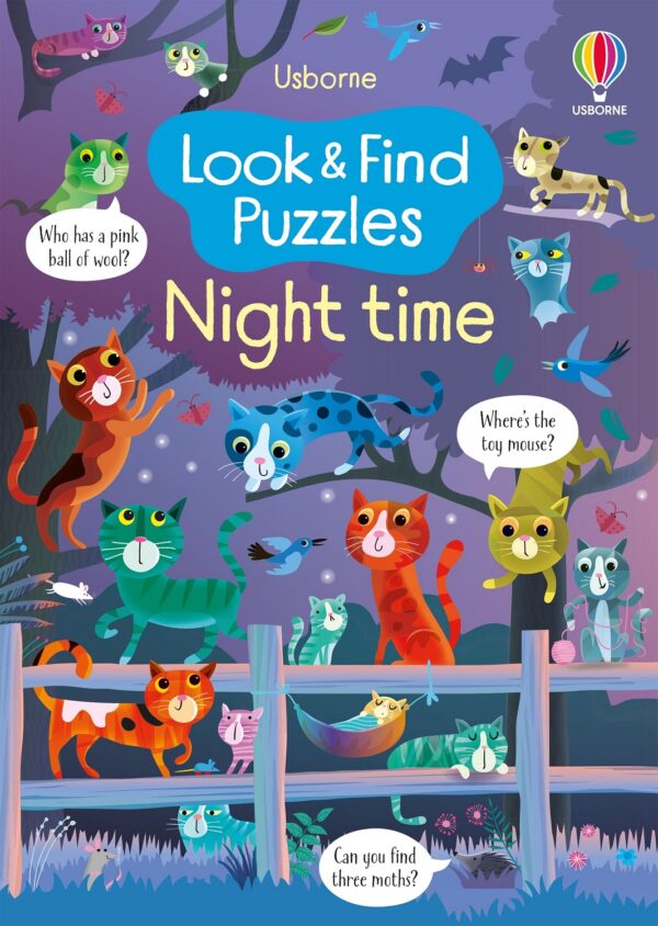 Look and Find Puzzles: Night time