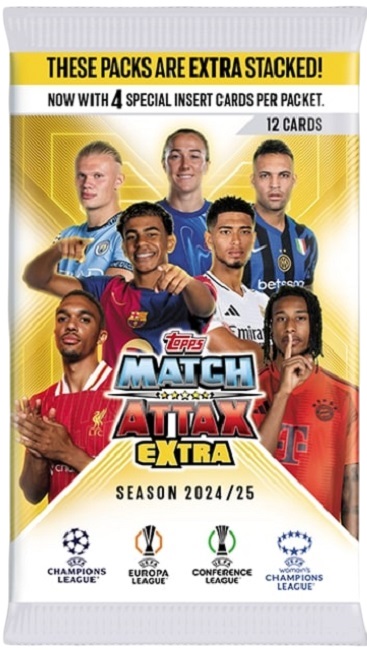 Match Attax Extra 2024/2025 (Пакет с 12 карти)