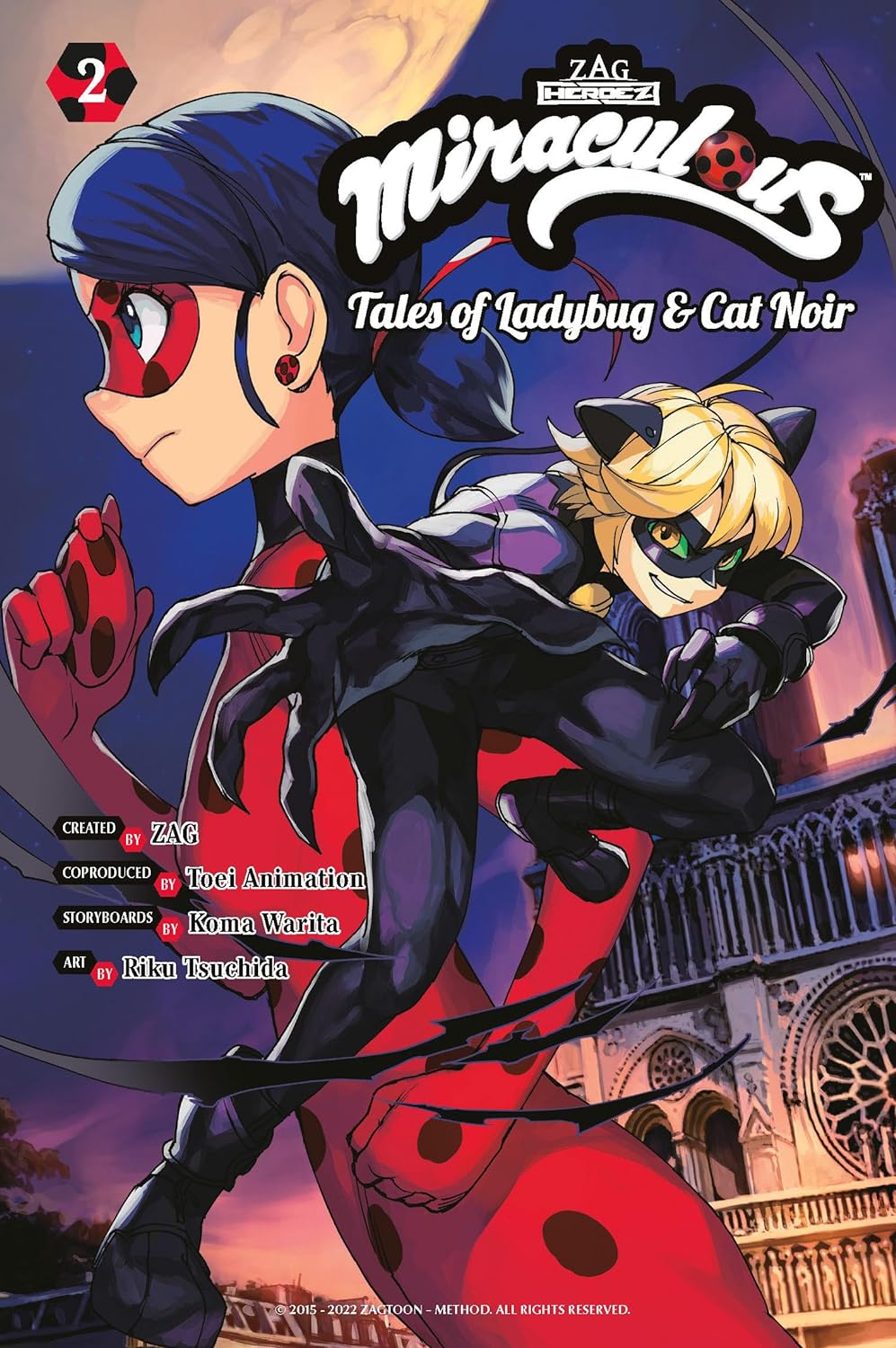Miraculous: Tales of Ladybug and Cat Noir, Vol. 2 (Manga)