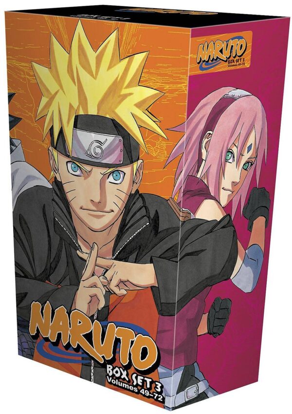 Naruto Box Set 3 Volumes 49-72  with Premium