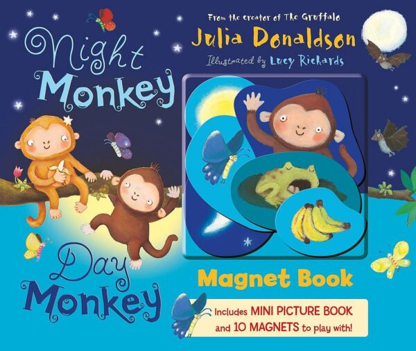 Night Monkey, Day Monkey. Magnet Book