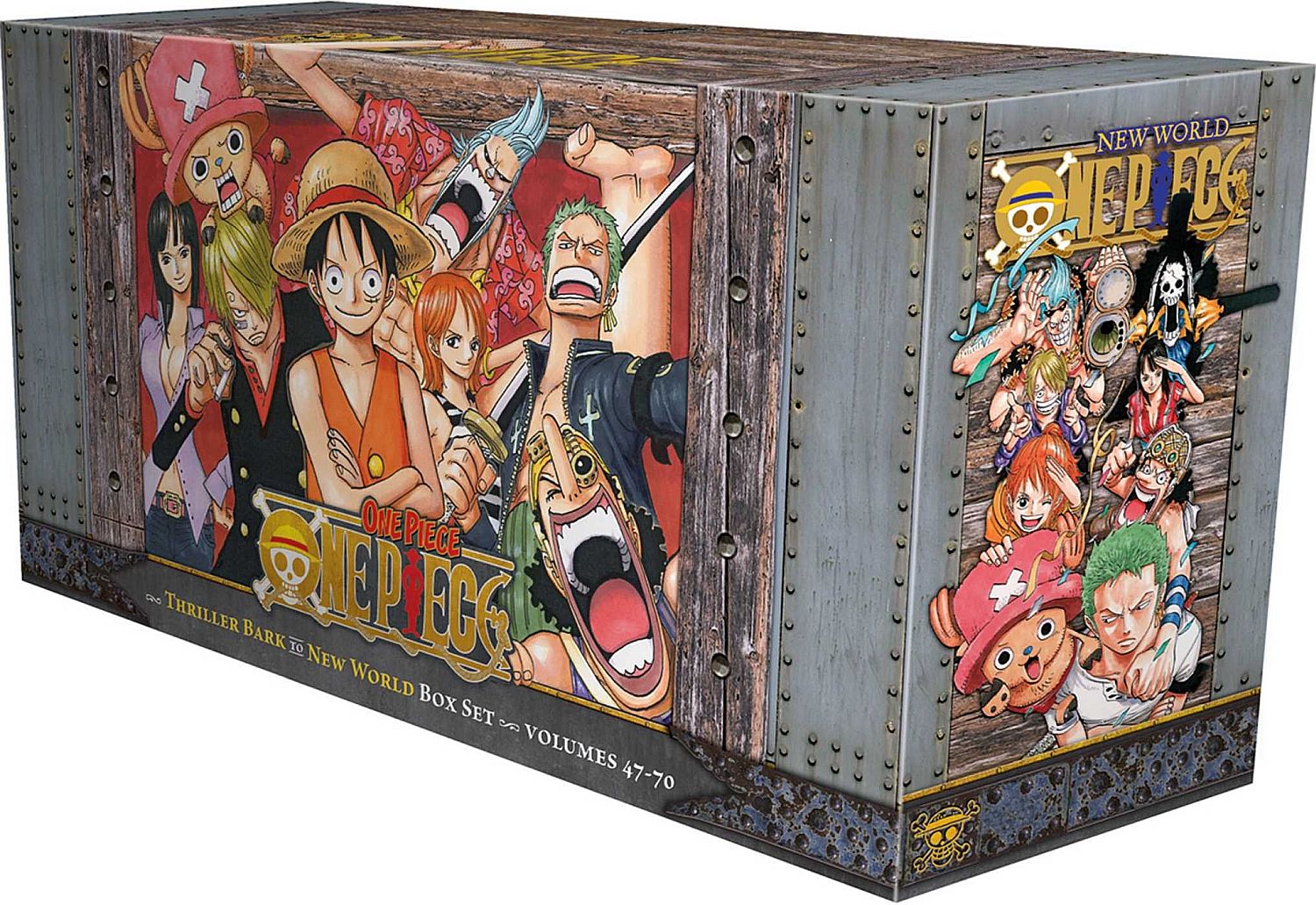 One Piece Box Set 3 Thriller Bark to New World, Volumes 47-70