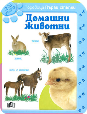 Първи стъпки: Домашни животни - За деца от 12 до 18 месеца
