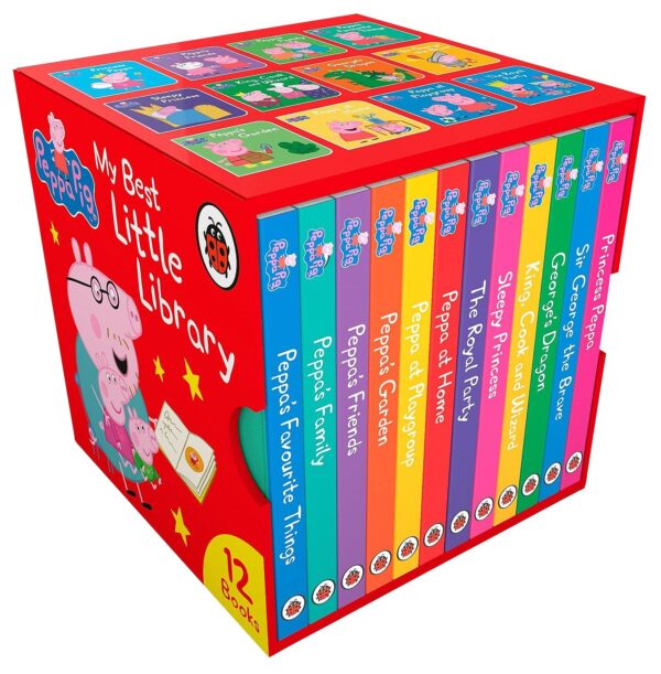 Peppa Pig My Best Little Library: Box Set (12 Books)