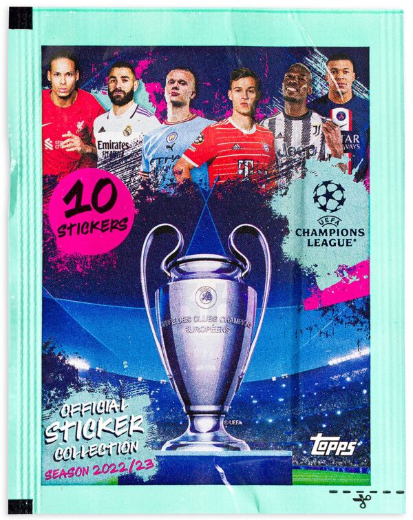 Шампионска лига 2022/2023 - Пакет с 10 бр. стикери