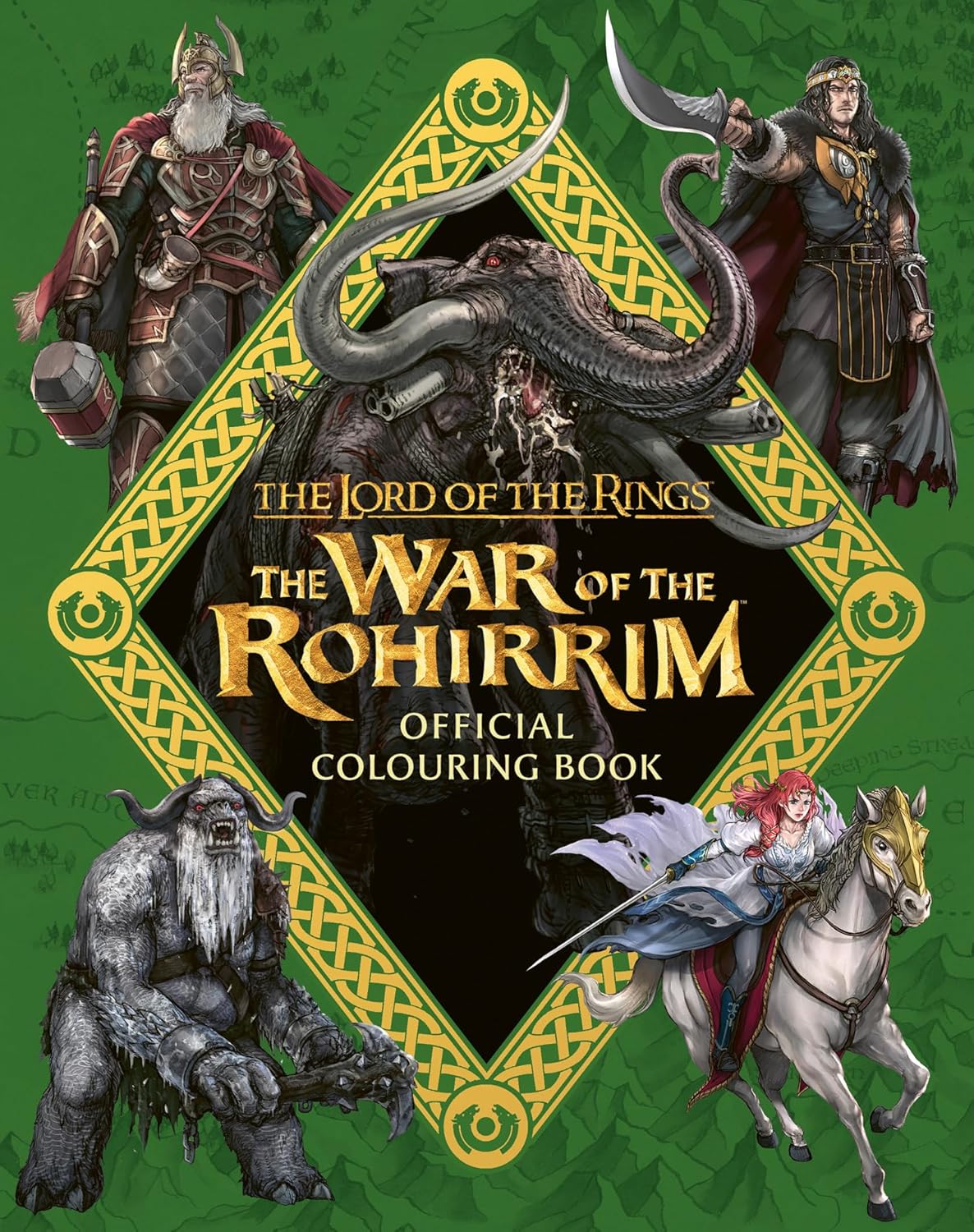 The Lord of the Rings: The War of the Rohirrim (Official Colouring Book)