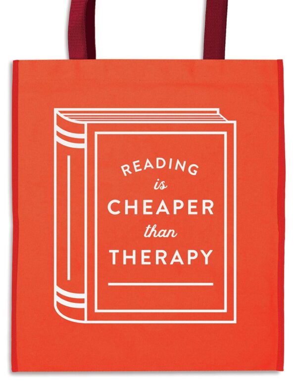 Торба Reading is Cheaper Than Therapy Reusable Shopping Bag