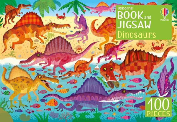 Usborne Book and Jigsaw: Dinosaurs