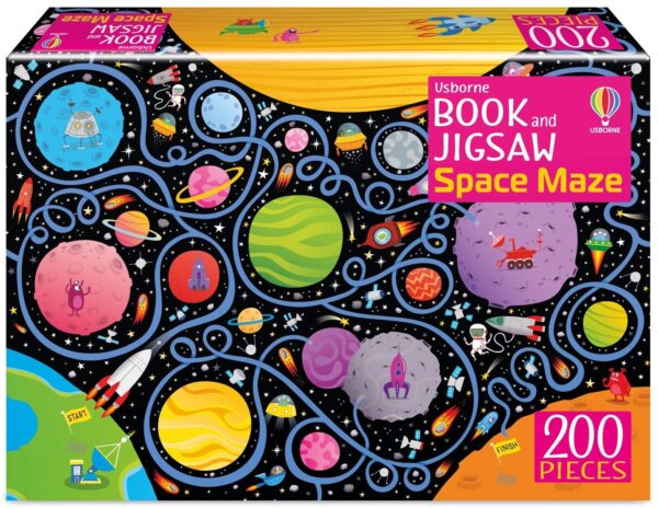Usborne Book and Jigsaw: Space Maze