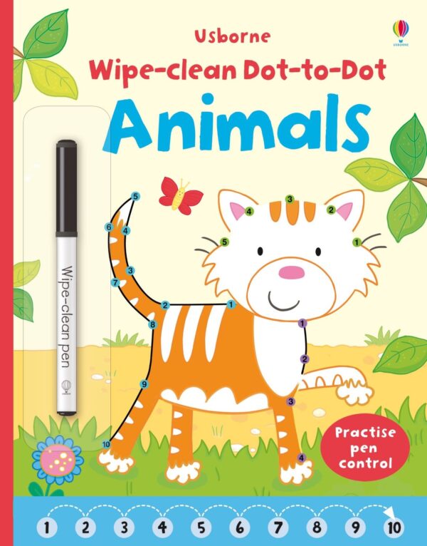 Wipe-Clean Dot-to-Dot: Animals