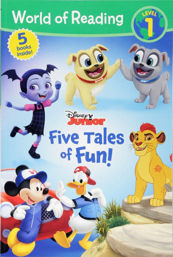 World of Reading Disney Junior Five Tales of Fun (Level 1 Reader Bindup)