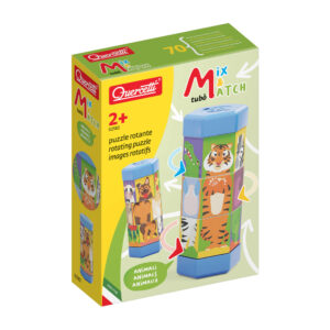 QUERCETTI Въртящ се Пъзел Mix & Match Животни от Фермата и Джунглата