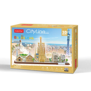 CubicFun 3D Пъзел CITY LINE BARCELONA