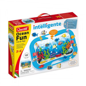 QUERCETTI Мозайка 316 части OCEAN FUN FISH AND PEGS