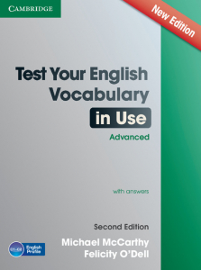 Test Your English Vocabulary in Use Advanced with Answers 2nd Edition