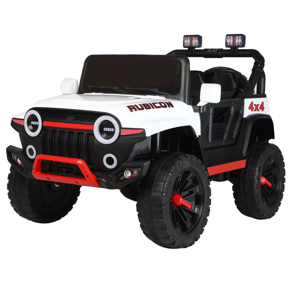 OCIE Джип акумулаторен 12V HEAT SUPER с родителски контрол Бял