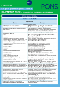С един поглед. Как да не допускаме грешки - част 2 Правописни и лексикални правила в българския език