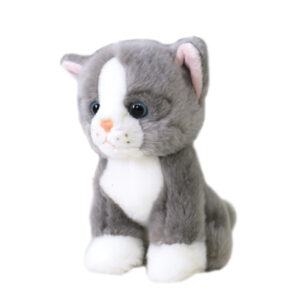 SILKY Плюшено КОТЕ СИВО