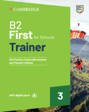 First For Schools Trainer 3 with Answers with Digital Pack