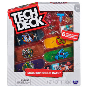 TECH DECK Мини скейтборд 3 броя с 3 допълнителни дъски SK8SHOP