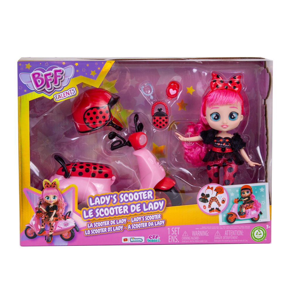 IMC Кукла BFF Talents Lady със скутер