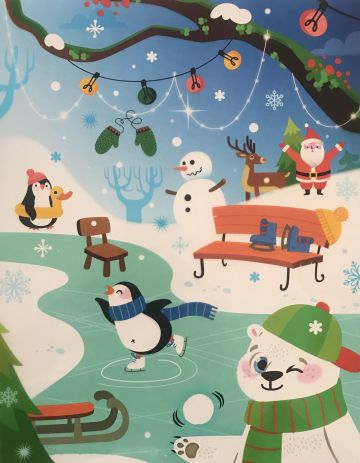 Търси и открий! Светът на Коледа - книга с фенерче - Image 4