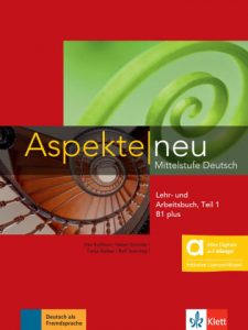 Aspekte neu B1 plus Teil 1 Lehr- und Arbeitsbuch mit Audios Hybride Ausgabe allango