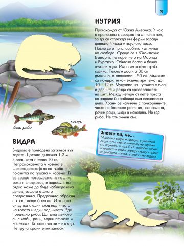 Албум със стикери. Животните в България: ВОДЕН СВЯТ - Image 3