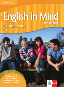 IZZI English in Mind for Bulgaria A1 Student's Book
