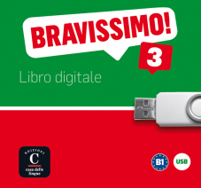 Bravissimo! 3 Nivel B1 Llave USB con libro digital