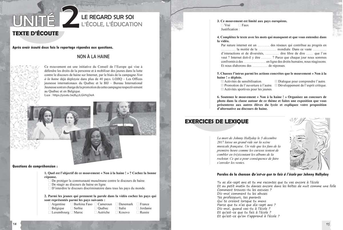 ЕNVOLS B2 (Partie 2). Cahier d’exercices. Учебна тетрадка по френски език за 12. клас, част втора, профилирана подготовка - Image 5