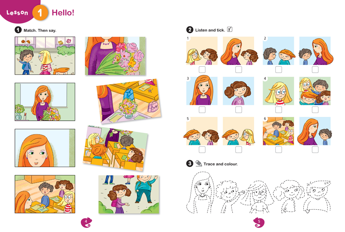 Hello! New edition. Учебна тетрадка по английски език за 2. клас - Image 2