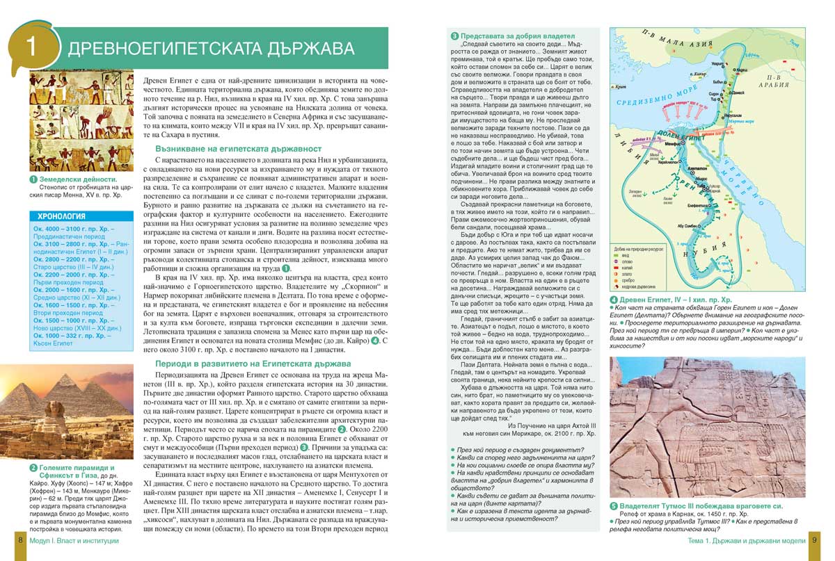История и цивилизации за 11. клас. Профилирана подготовка. Модули 1 – 3. Власт и институции, Култура и духовност, Човек и общество - Image 5