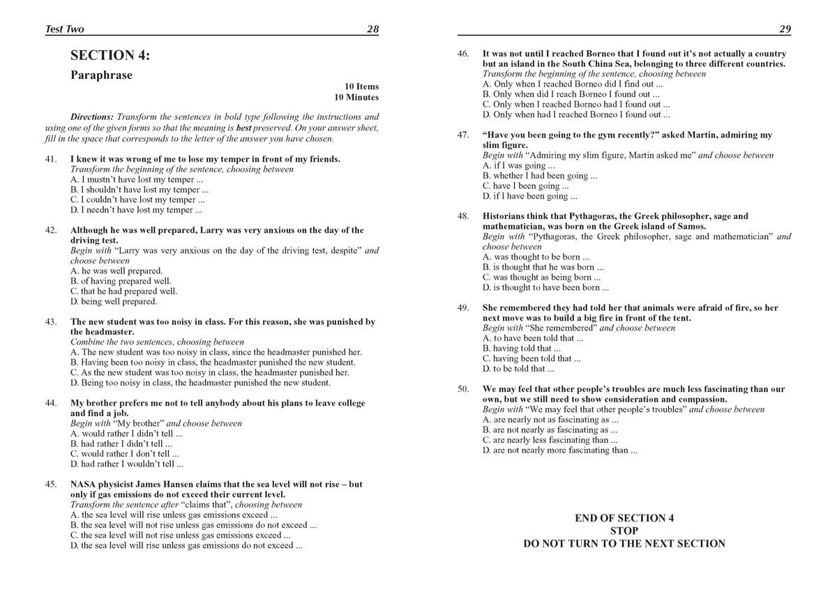 Five Real Tests with Key and Explanatory Answers. Тестове по английски език за кандидат-студенти - Image 4