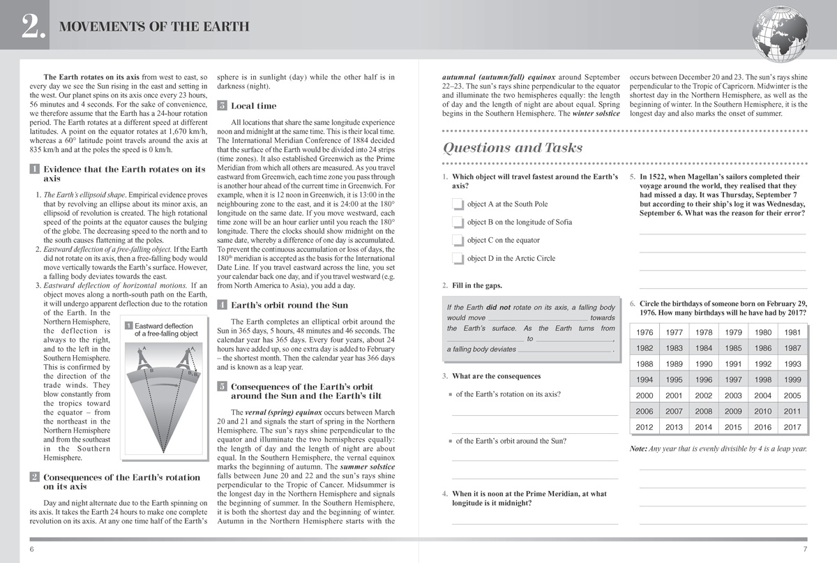 Geography and economics for 9th grade, Part 1. Учебно помагало по география и икономика за 9. клас на английски език, част първа - Image 4