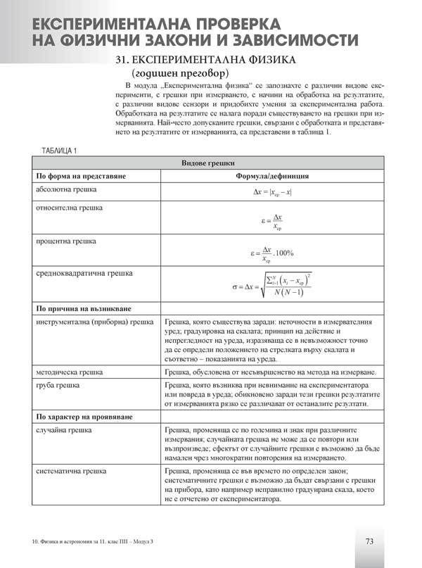 Физика и астрономия за 11. клас. Профилирана подготовка. Модул 3. Експериментална физика - Image 8