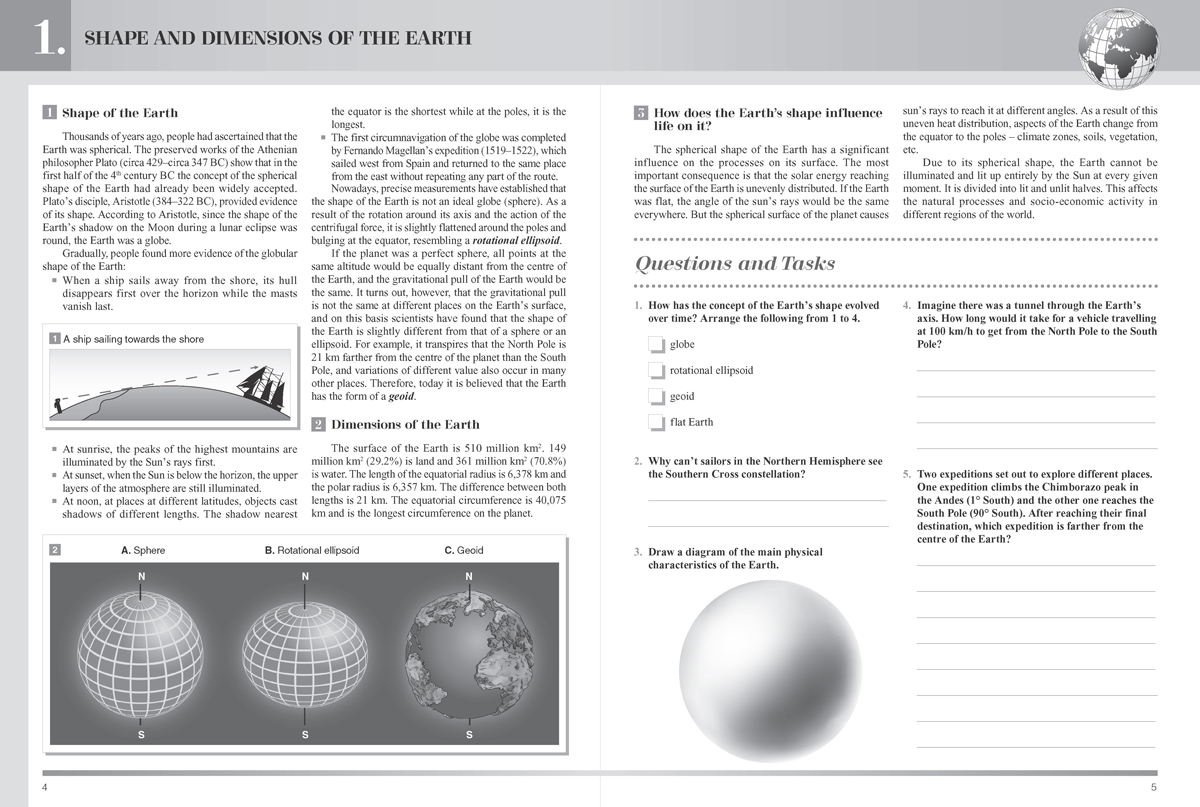 Geography and economics for 9th grade, Part 1. Учебно помагало по география и икономика за 9. клас на английски език, част първа - Image 3