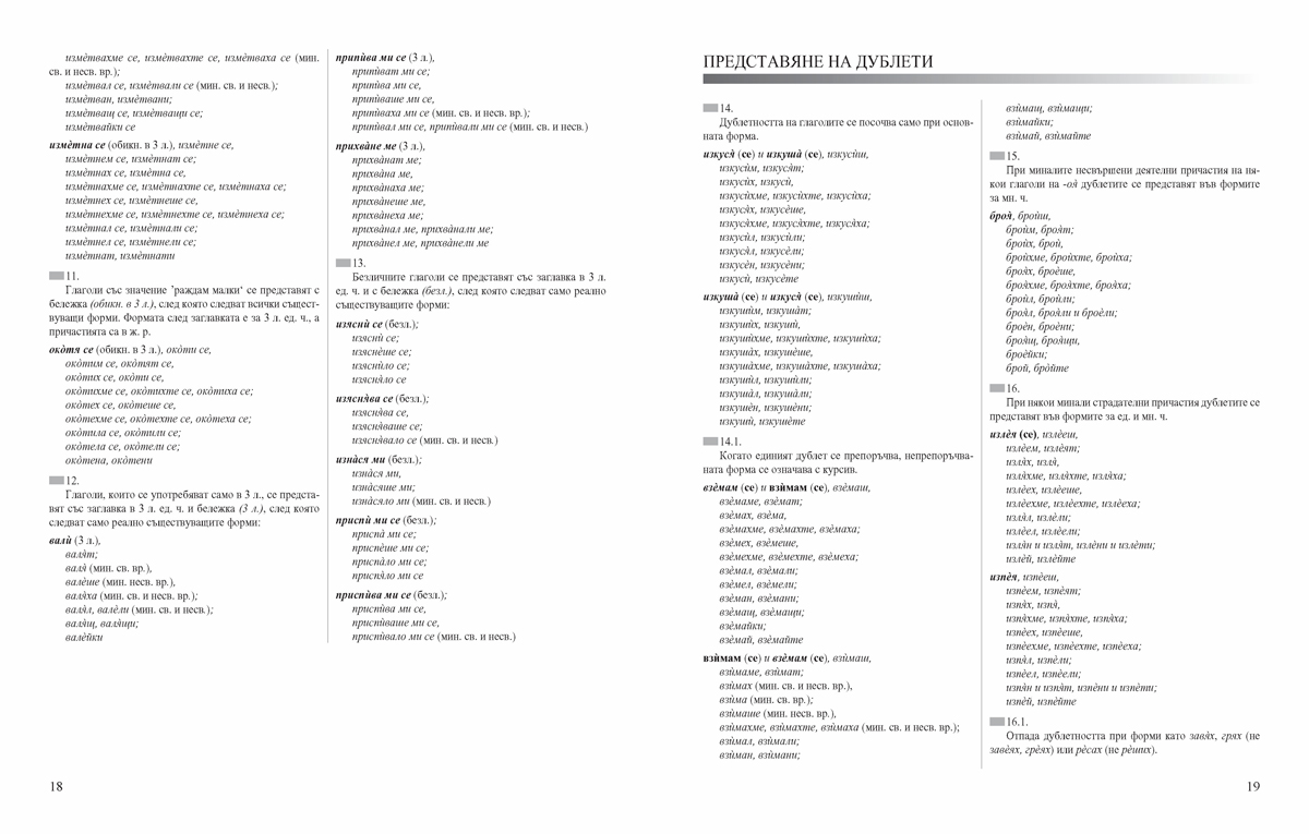 Официален правописен речник на българския език. Глаголи - Image 5