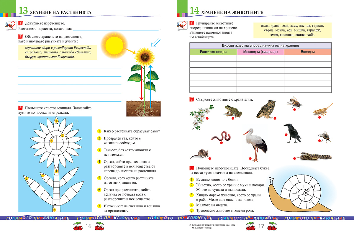 Тетрадка по човекът и природата за 3. клас - Image 5