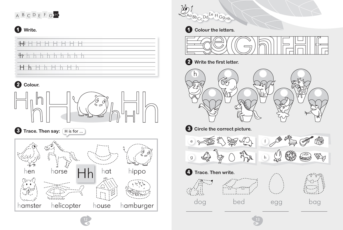 Hello! New edition. Writing Book. Тетрадка – писанка по английски език за 1. клас - Image 3