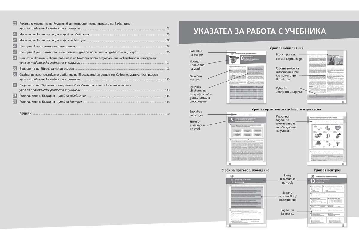 География и икономика за 11. клас. Профилирана подготовка. Модул 4. Европа, Азия и България - Image 4