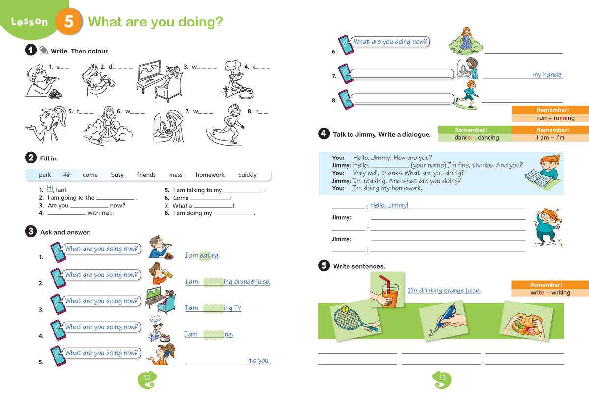 Hello! New edition. Тетрадка по английски език за 3. клас - Image 2